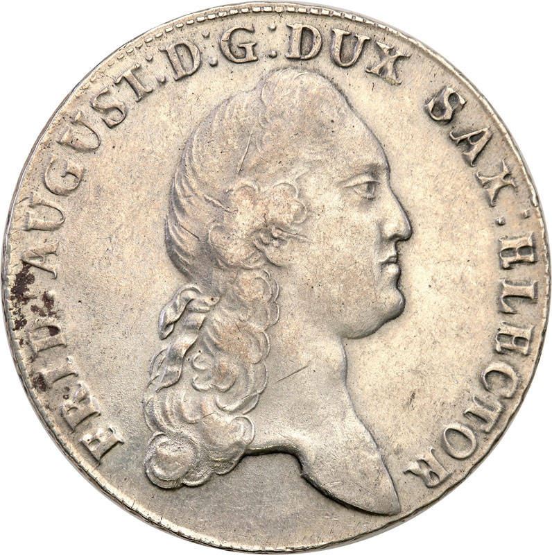 Niemcy, Saksonia. Fryderyk August III (1763-1806). Talar 1783 IEC, Drezno